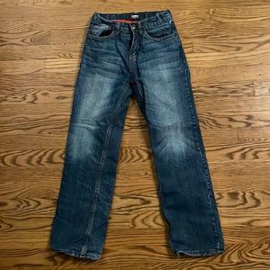 Fleece lined boys jeans